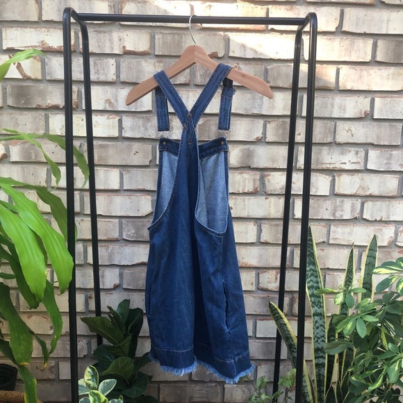 Simple Denim Overall Dress - Picture 5 of 5